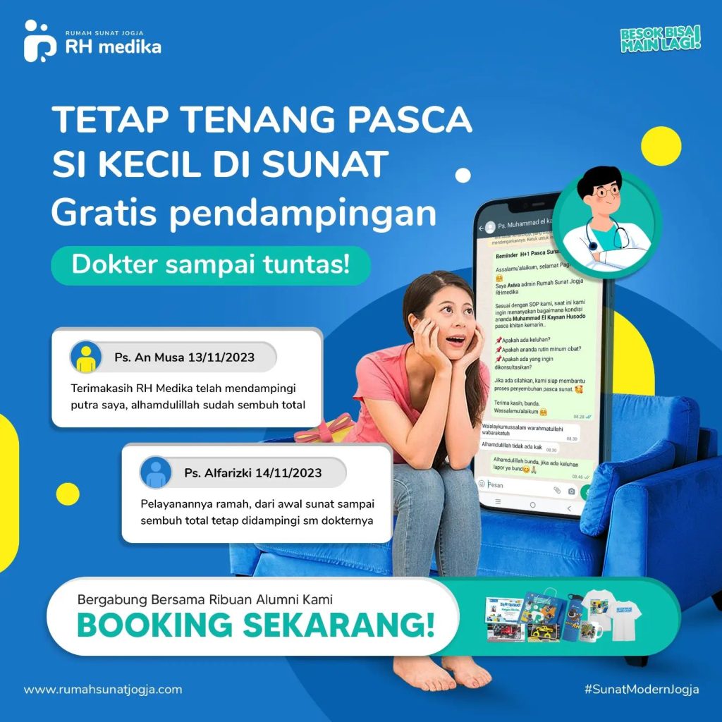 Konsultasi dan Pendampingan Sunat Sampai Sembuh - Klinik Sunat Terdekat di Wonosari