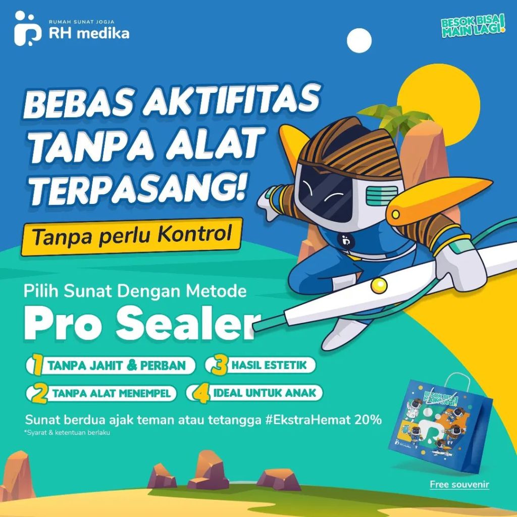 Proses sunat dengan metode Prosealer