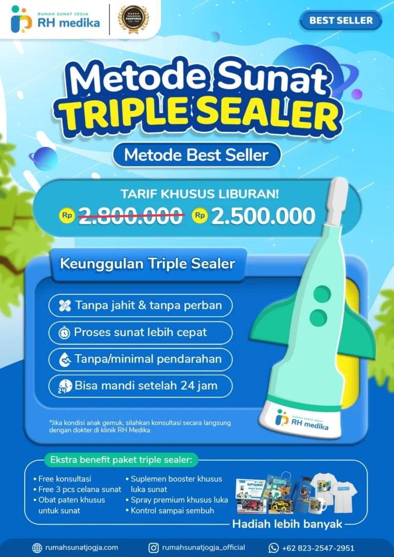 Biaya Sunat Modern Triple Sealer Jogja 2024 - Rumah Sunat Jogja. Cek Harga