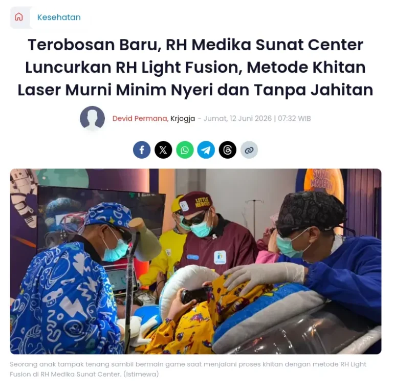 KR Jogja Ulas Terobosan RH Light Fusion untuk Khitan yang Lebih Nyaman